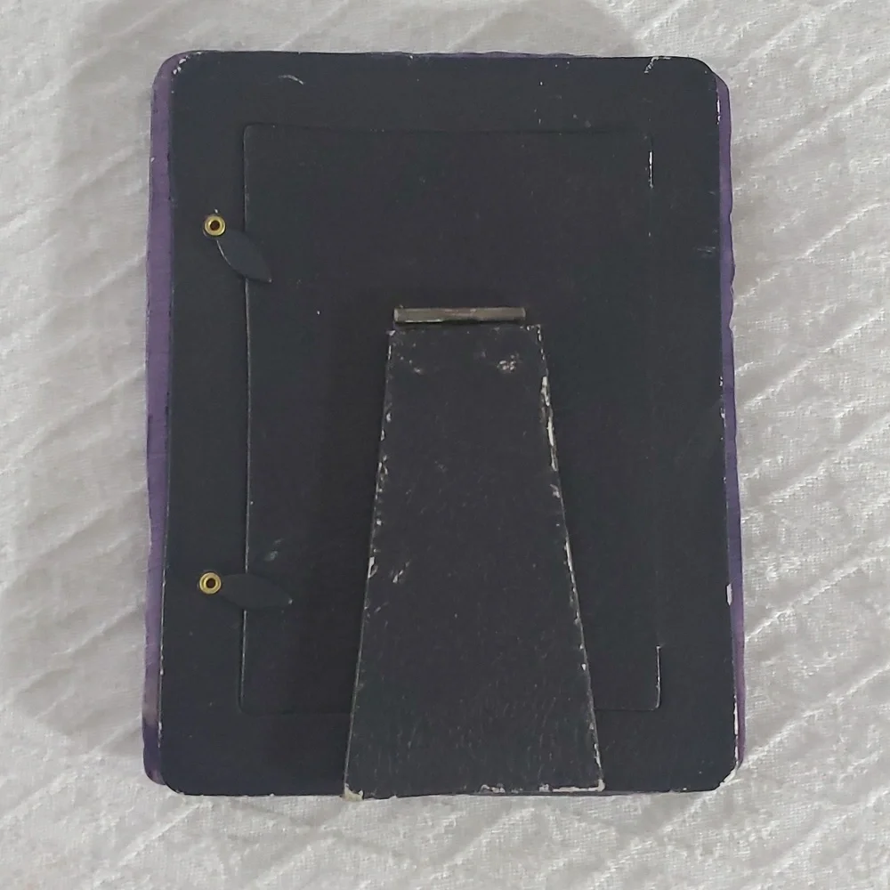 Vintage 1980's Purple 2D Picture Frame 3.5x5 - Picture 6 of 6